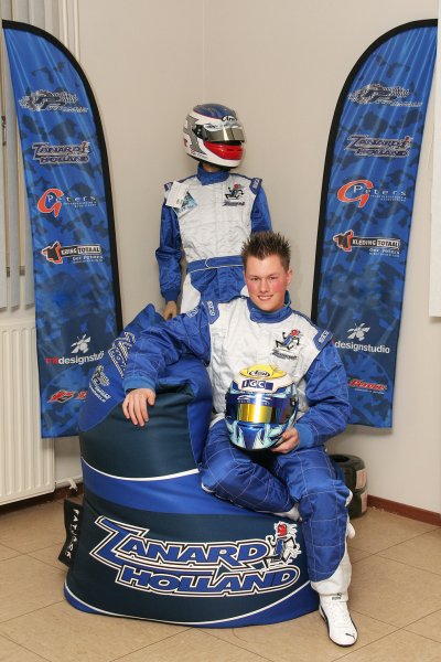 Randy Schoonderwalt op Zanardi kart
